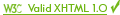 Valid XHTML 1.0 Transitional